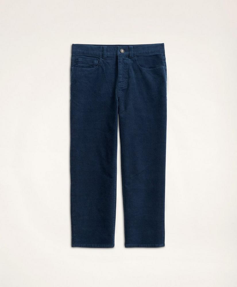 Boys Five-Pocket Stretch Corduroy Pants, image 1