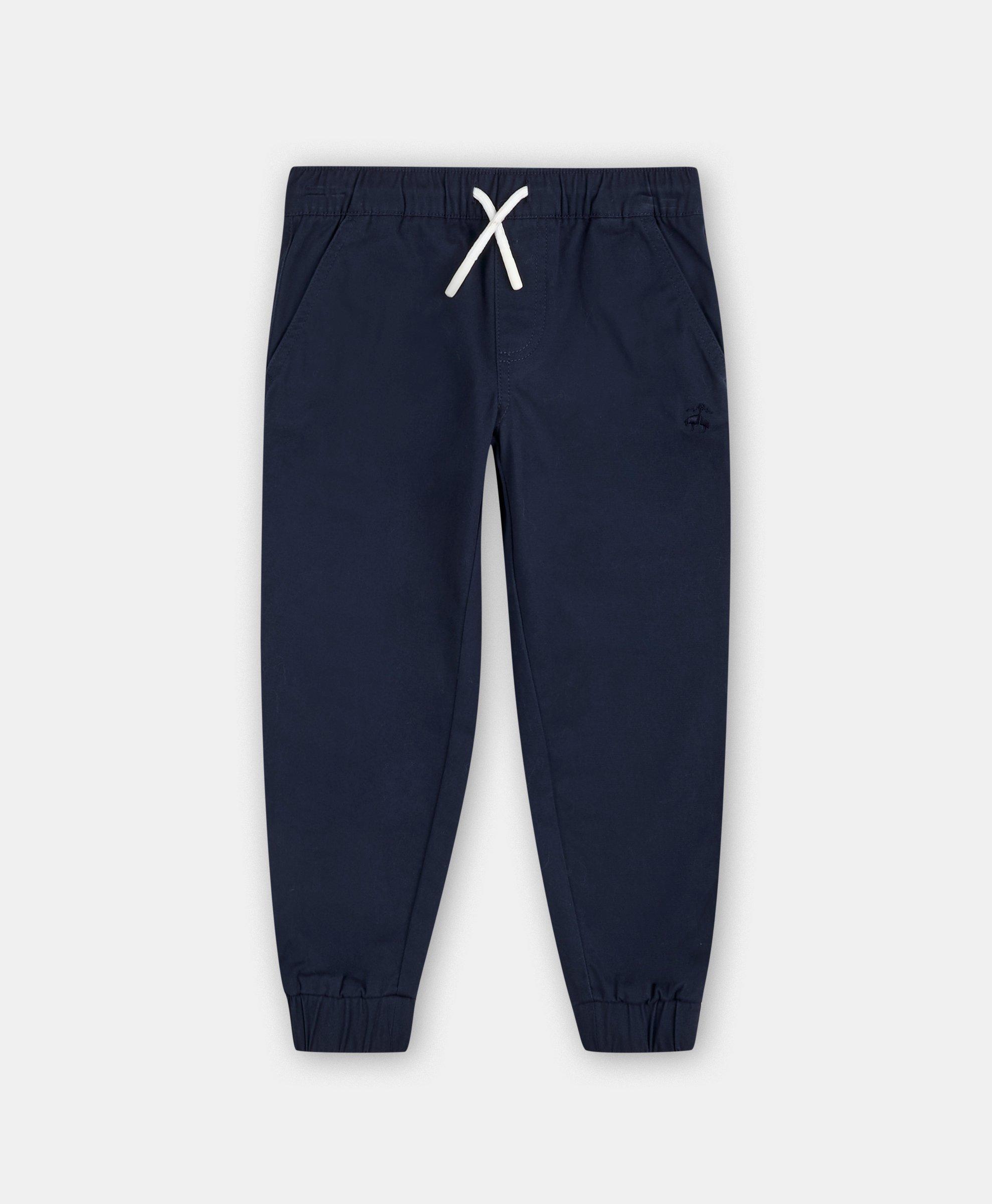 Navy twill joggers online