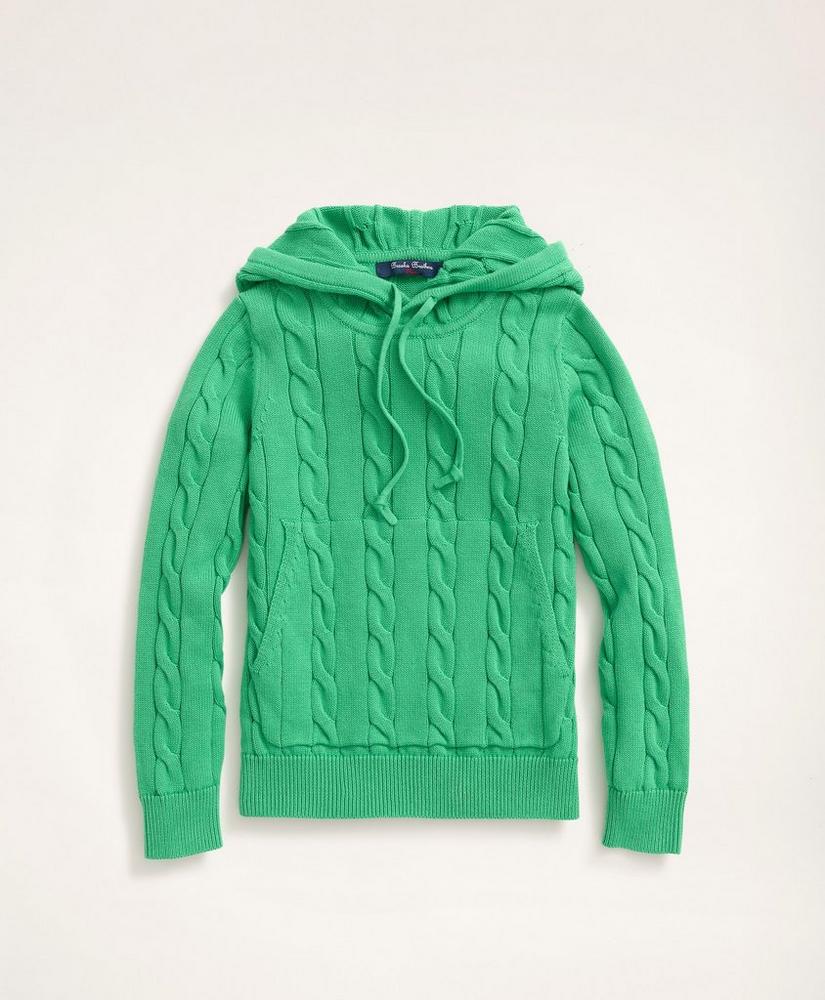 Boys Cable-Knit Hoodie, image 1