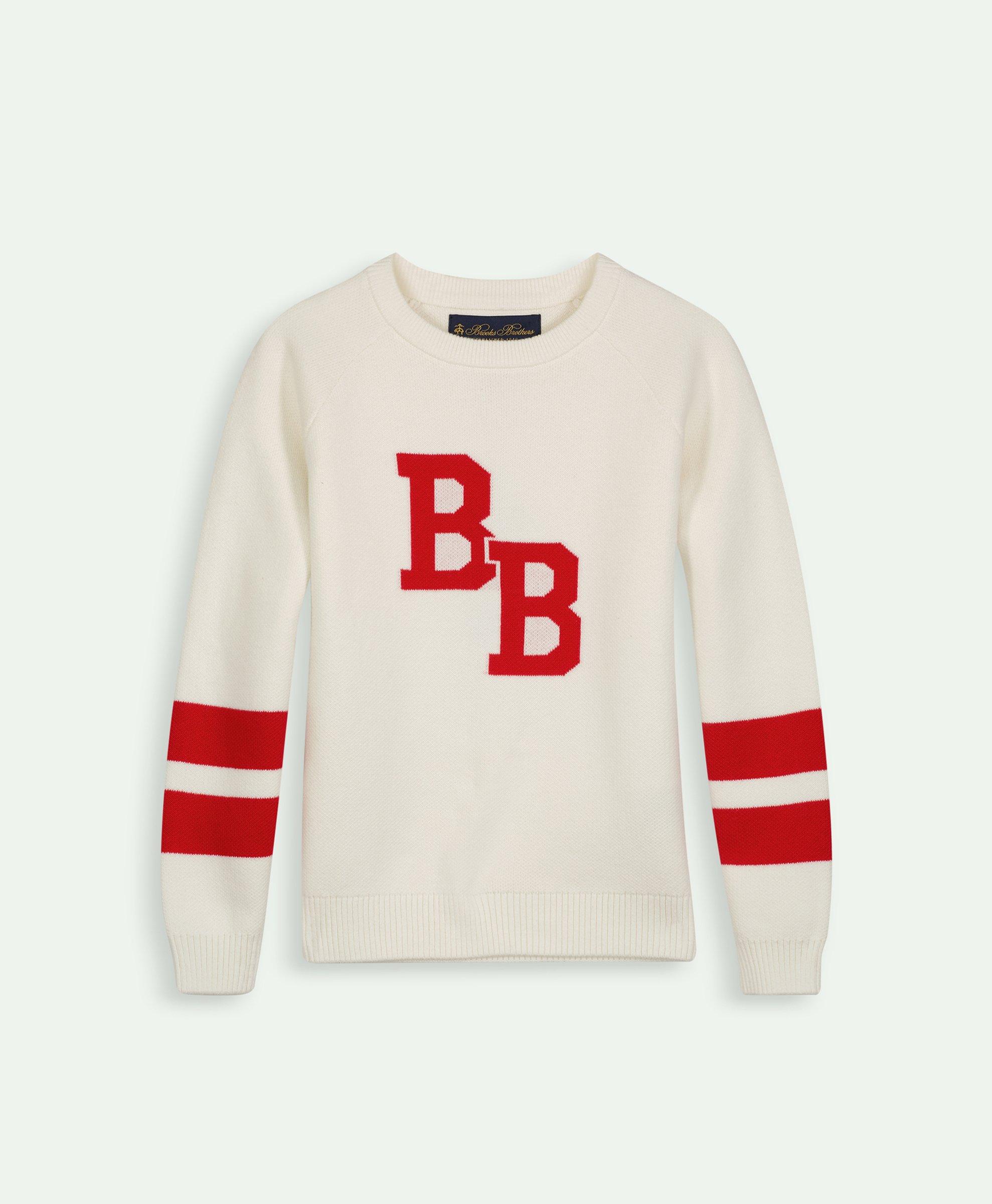 Boys Cotton Varsity Sweater