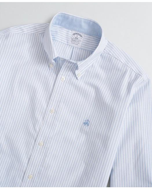Brooks Brothers BROOK BROTHERS Men's Size 16-33 M White Long Sleeves Open Cuffs Check Shirt 