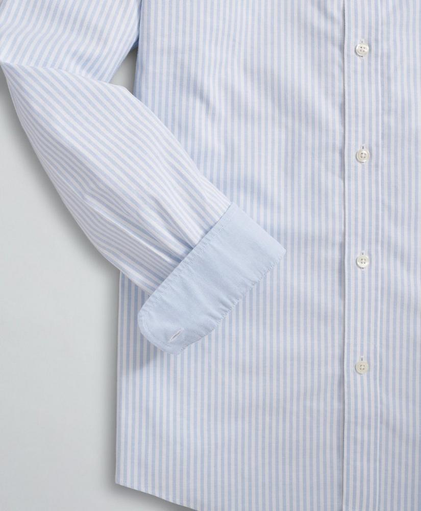Stretch Regent Regular-Fit Sport Shirt, Non-Iron Bengal Stripe Oxford, image 3
