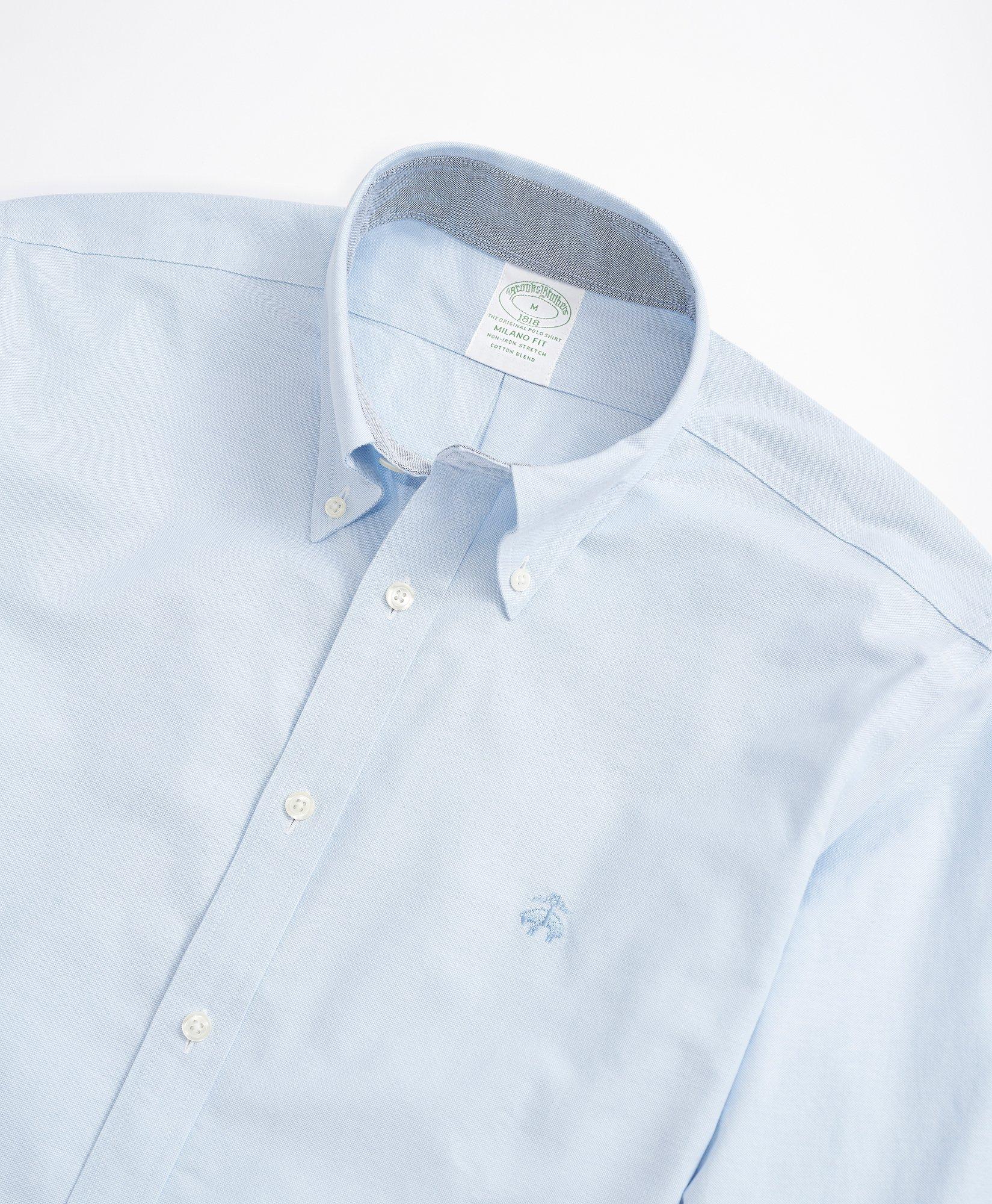 Slim-Fit Cotton Oxford Shirt