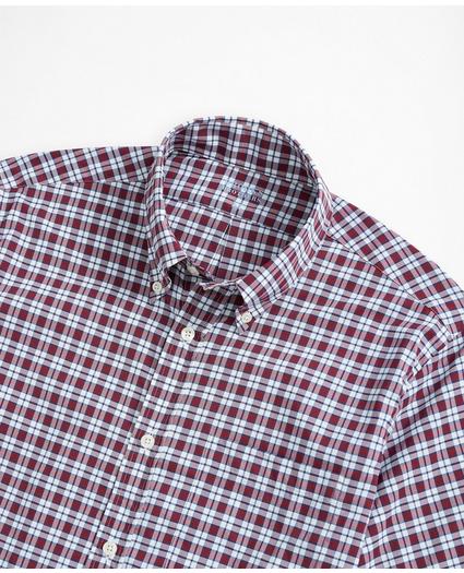 Regent Regular-Fit Short-Sleeve Button-Down-Collar Performance Shirt Tattersall, image 2