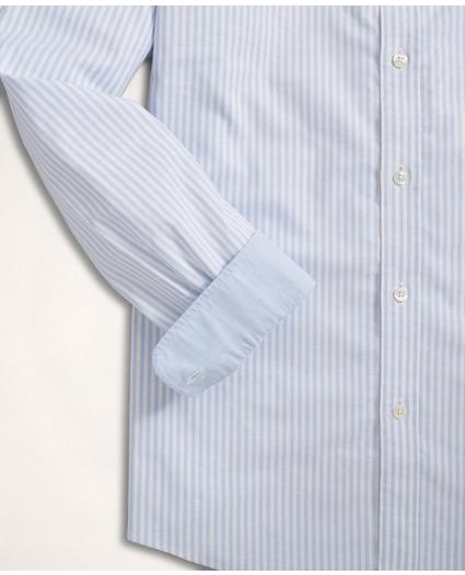 Stretch Big & Tall Sport Shirt, Non-Iron Oxford Bengal Stripe, image 3