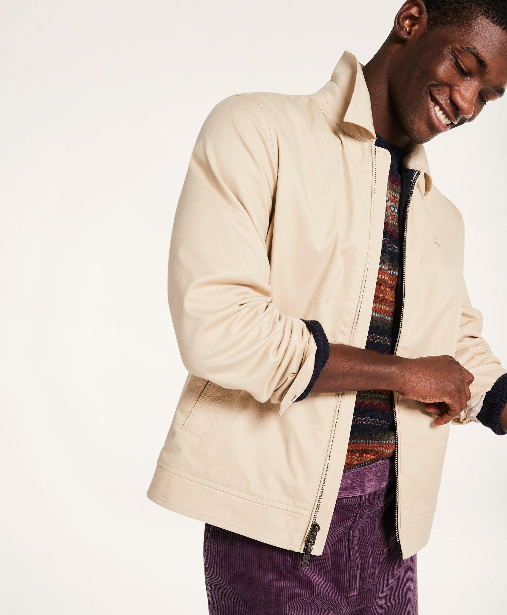 Twill bomber jacket outlet mens