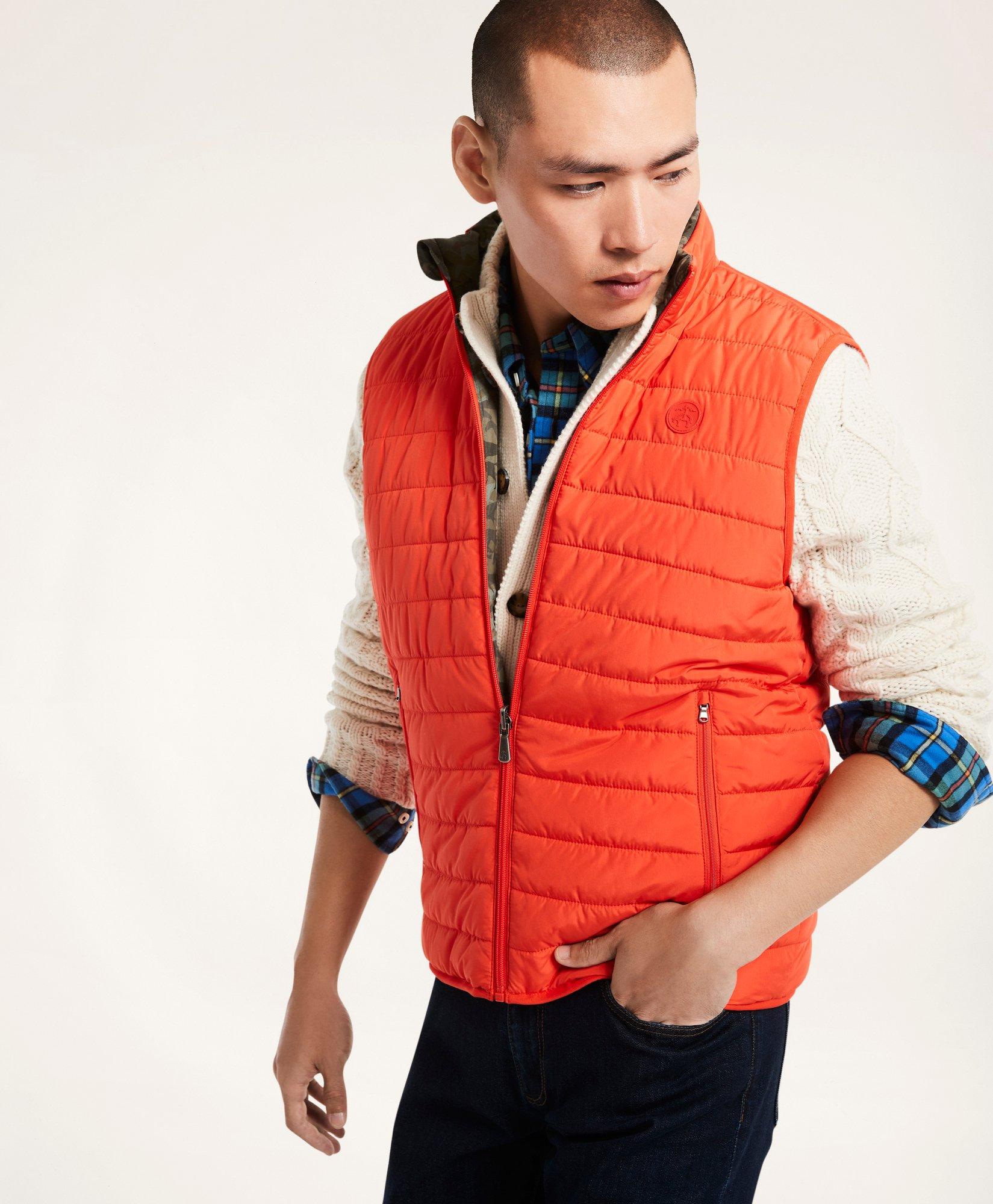 Brooks vest mens red deals