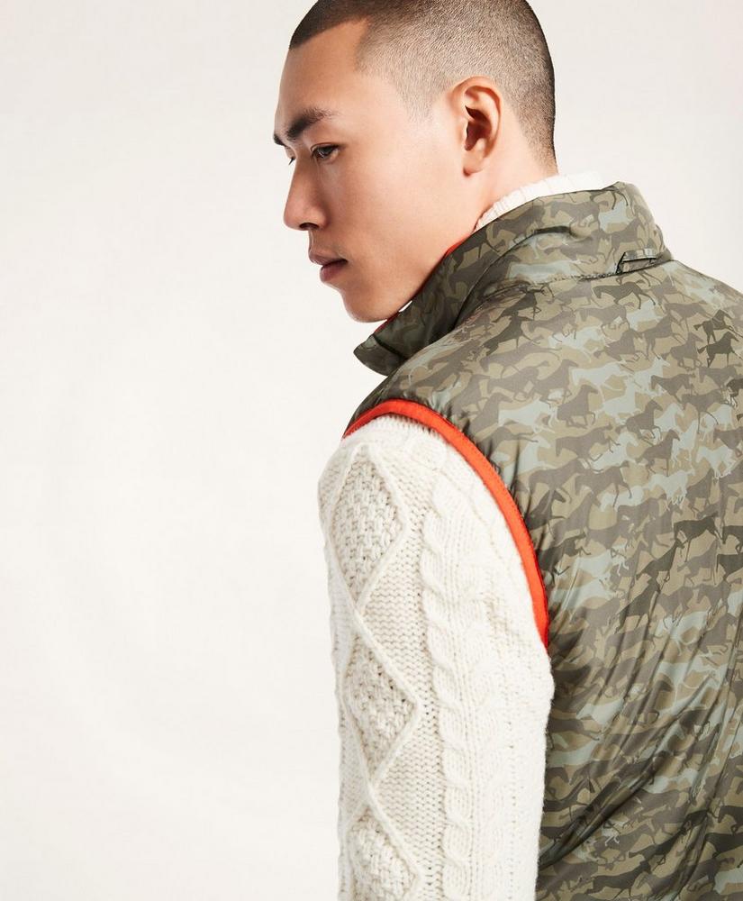Camo Reversible Quilted Puffer Vest, image 3
