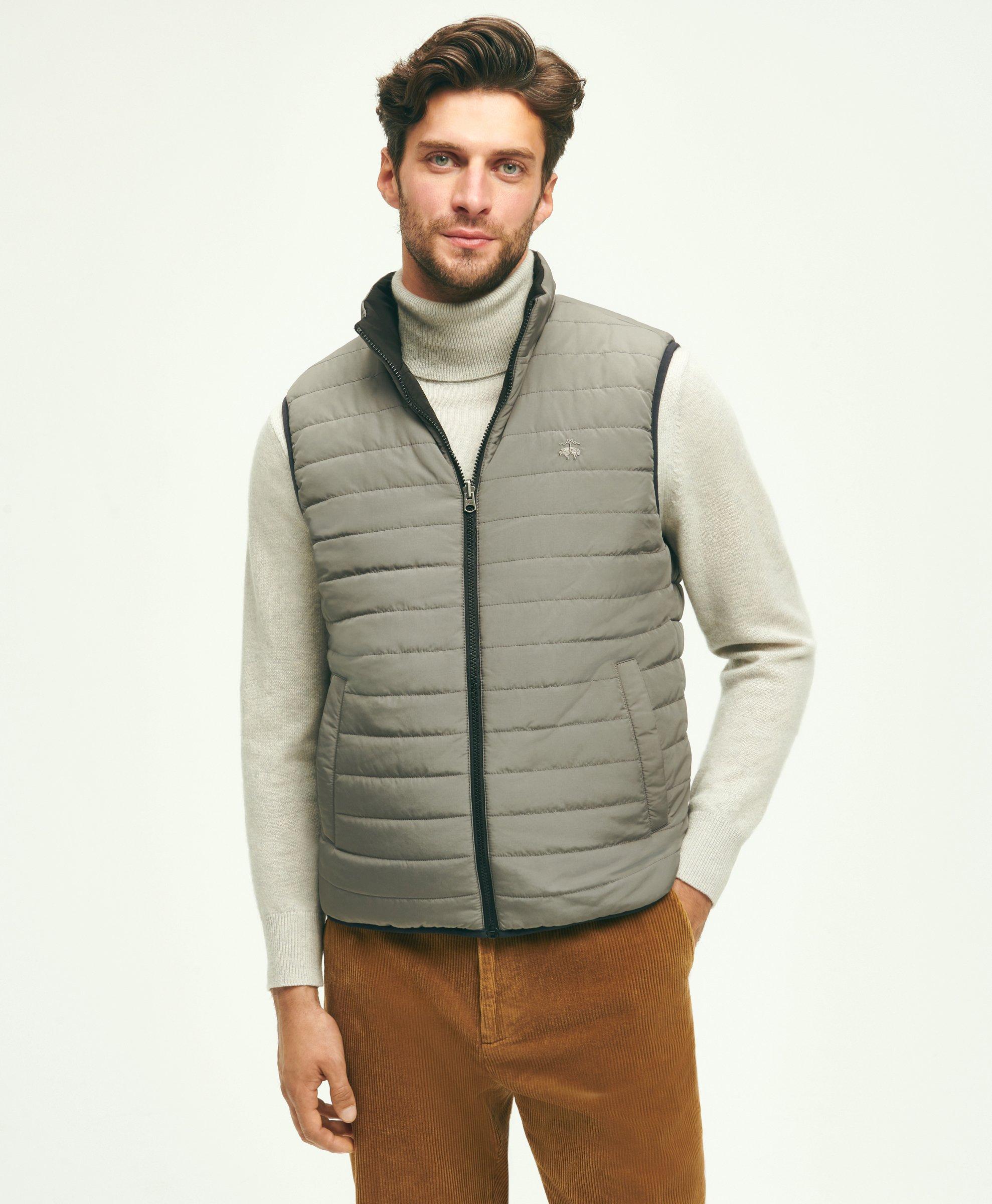 Brooks Brothers Nylon Puff Vest Olive M ブルックスブラザーズ 【未 ...