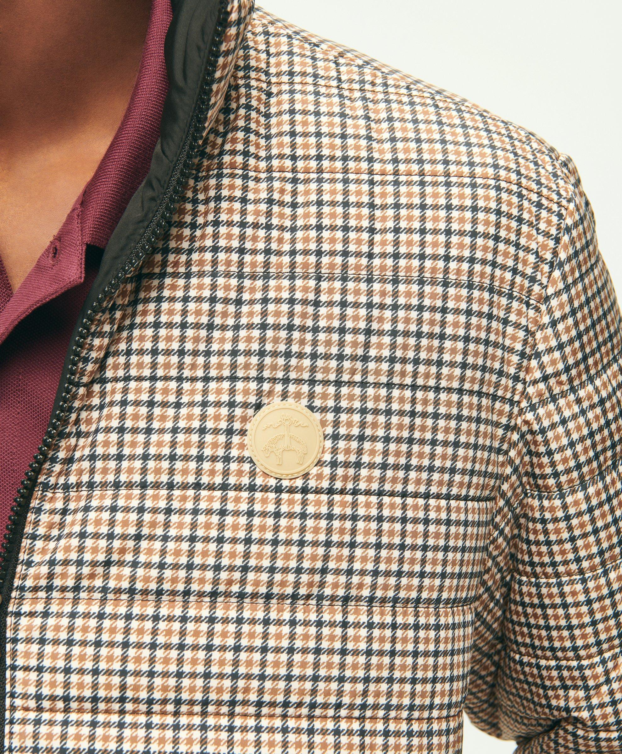 Reversible Guncheck Puffer Jacket