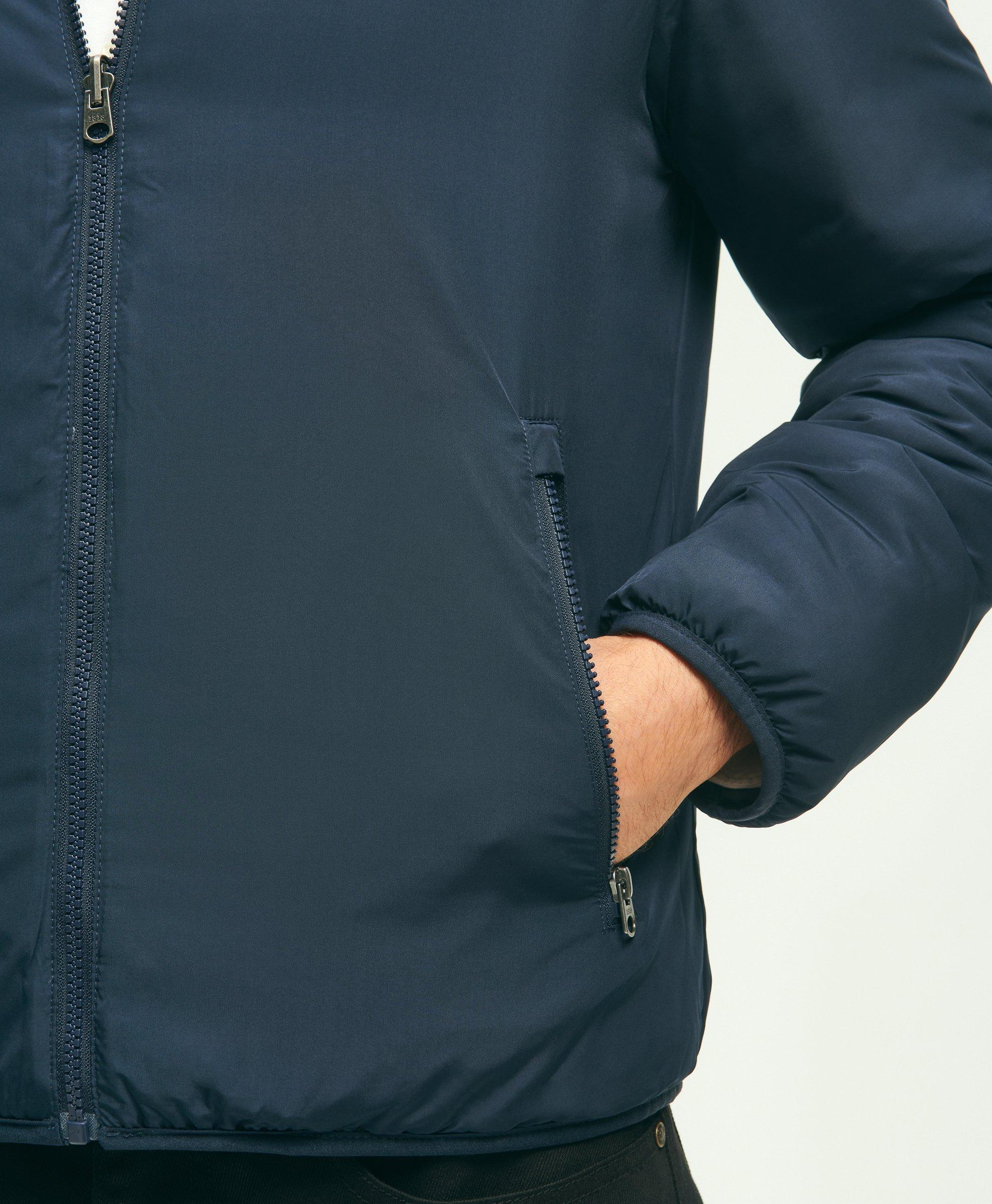 Reversible Black Watch Tartan Puffer Jacket