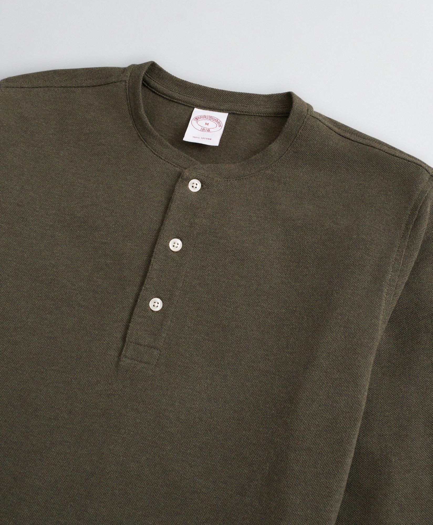 Cotton Pique Henley