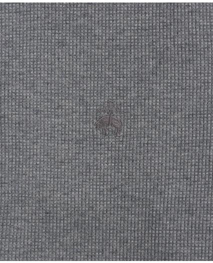 Waffle Henley in Stretch Cotton, image 2