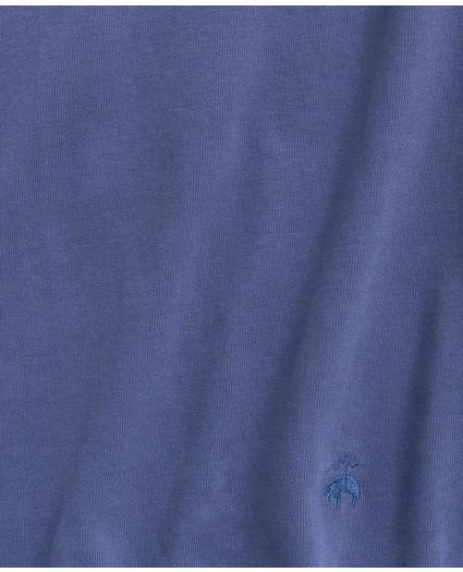 Vintage Jersey Long-Sleeve Polo Shirt, image 2