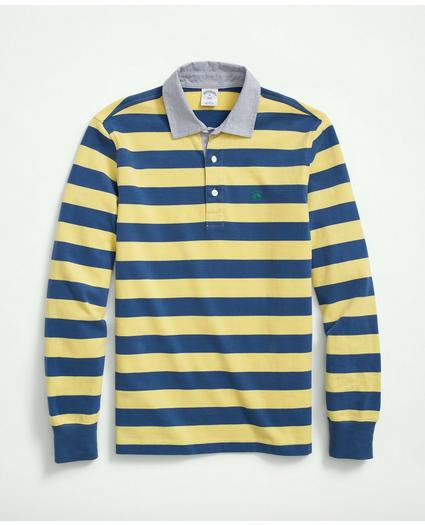 Sueded Cotton Stripe Rugby, image 1