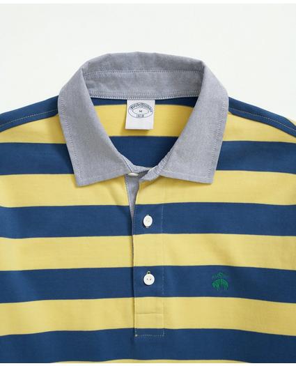 Sueded Cotton Stripe Rugby, image 2
