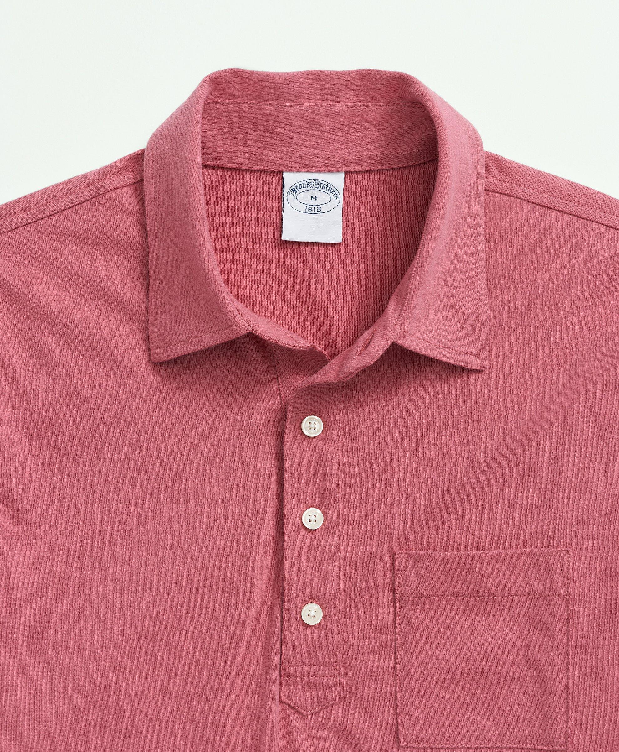 Dark pink polo store shirt