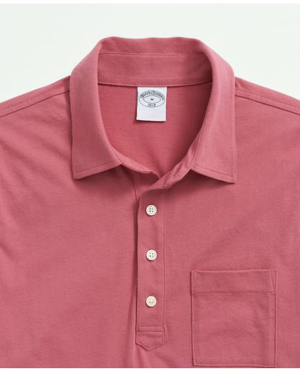 Washed Cotton Jersey Polo Shirt, image 2