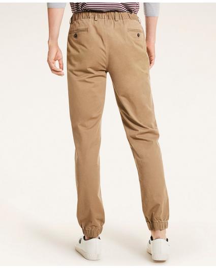 Stretch Cotton Twill Jogger Pants, image 3