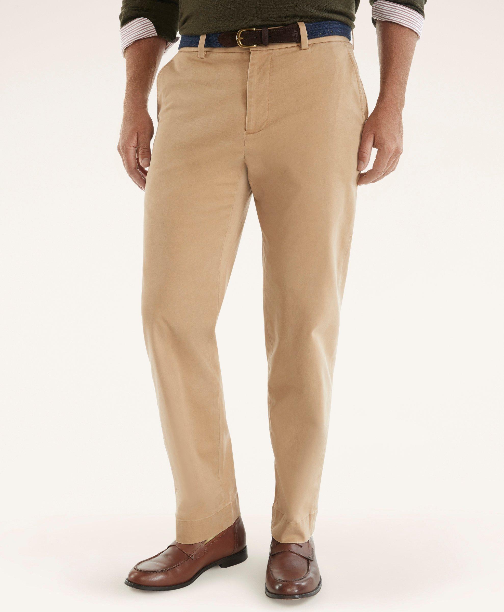 Washed Stretch Chino Pants