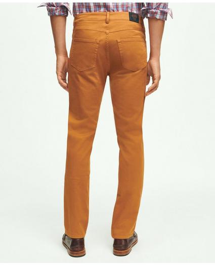 Five-Pocket Stretch Cotton Garment Dyed Pants, image 2