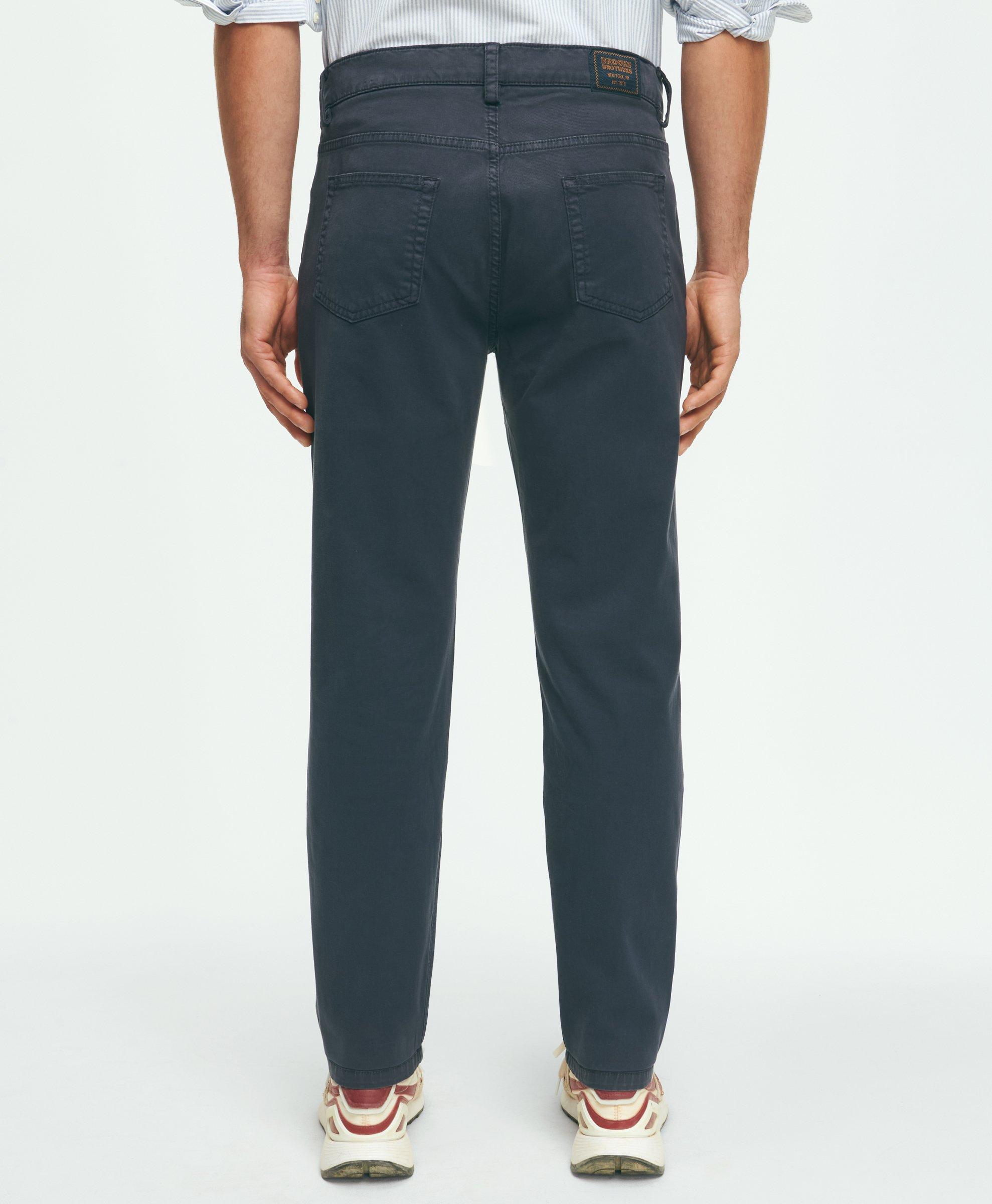 Westport Black Stretch Corduroy 5-Pocket Pant - Westport Big & Tall