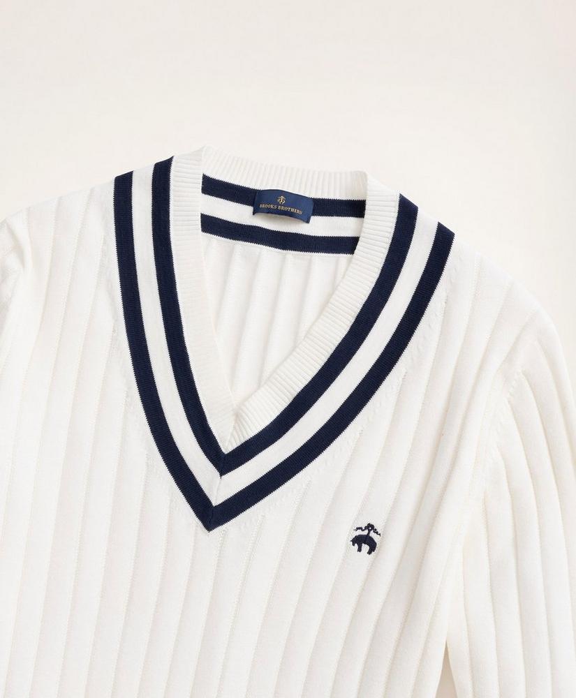 Cotton Tennis Sweater, image 2