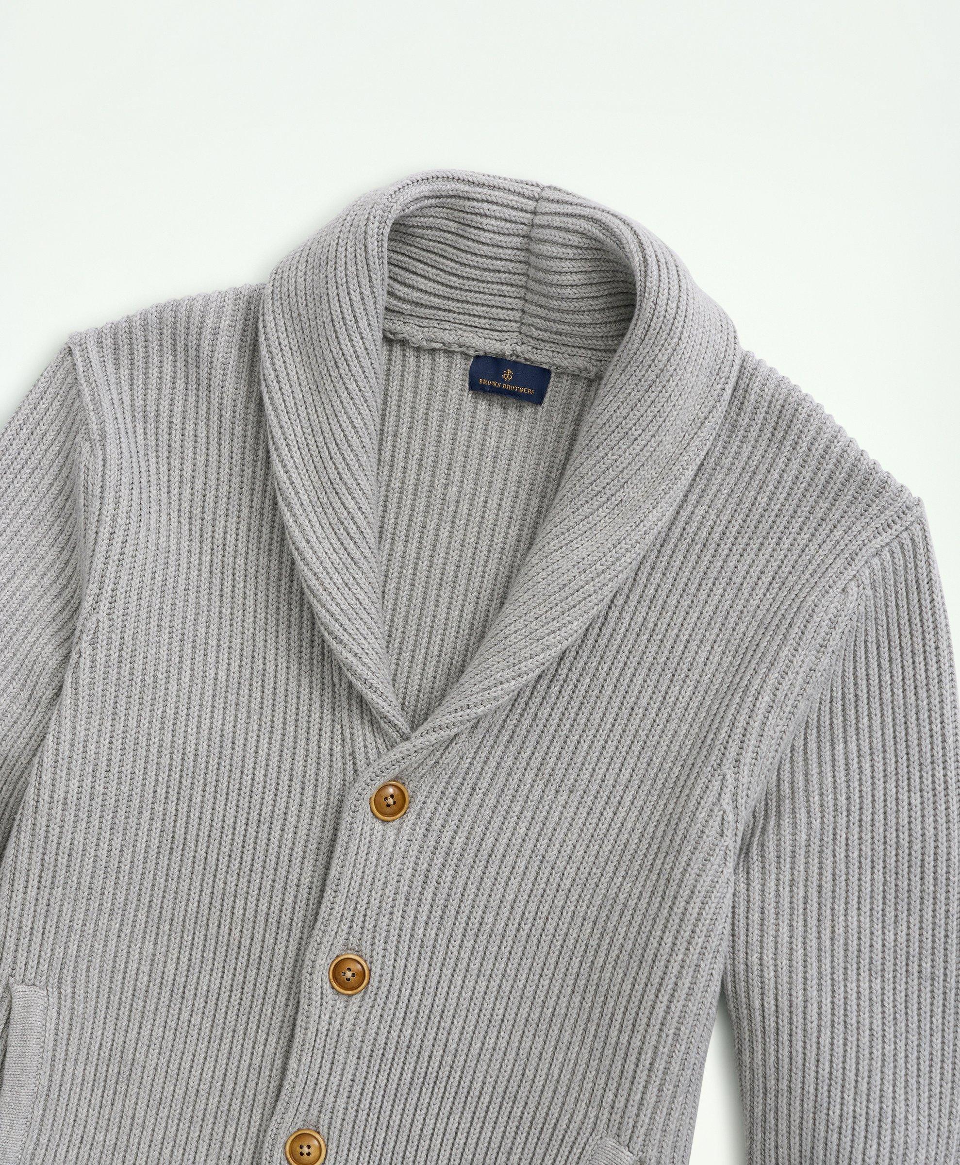 Mens Shawl Collar Cardigan Sweater Cable Knit Button Cotton Sweater with  Pockets