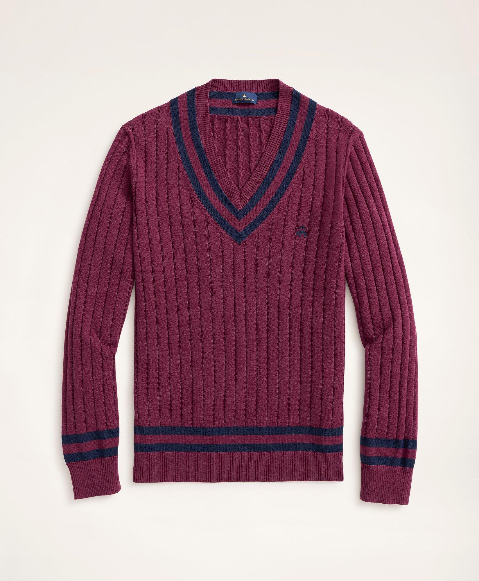 Cotton Tennis Sweater