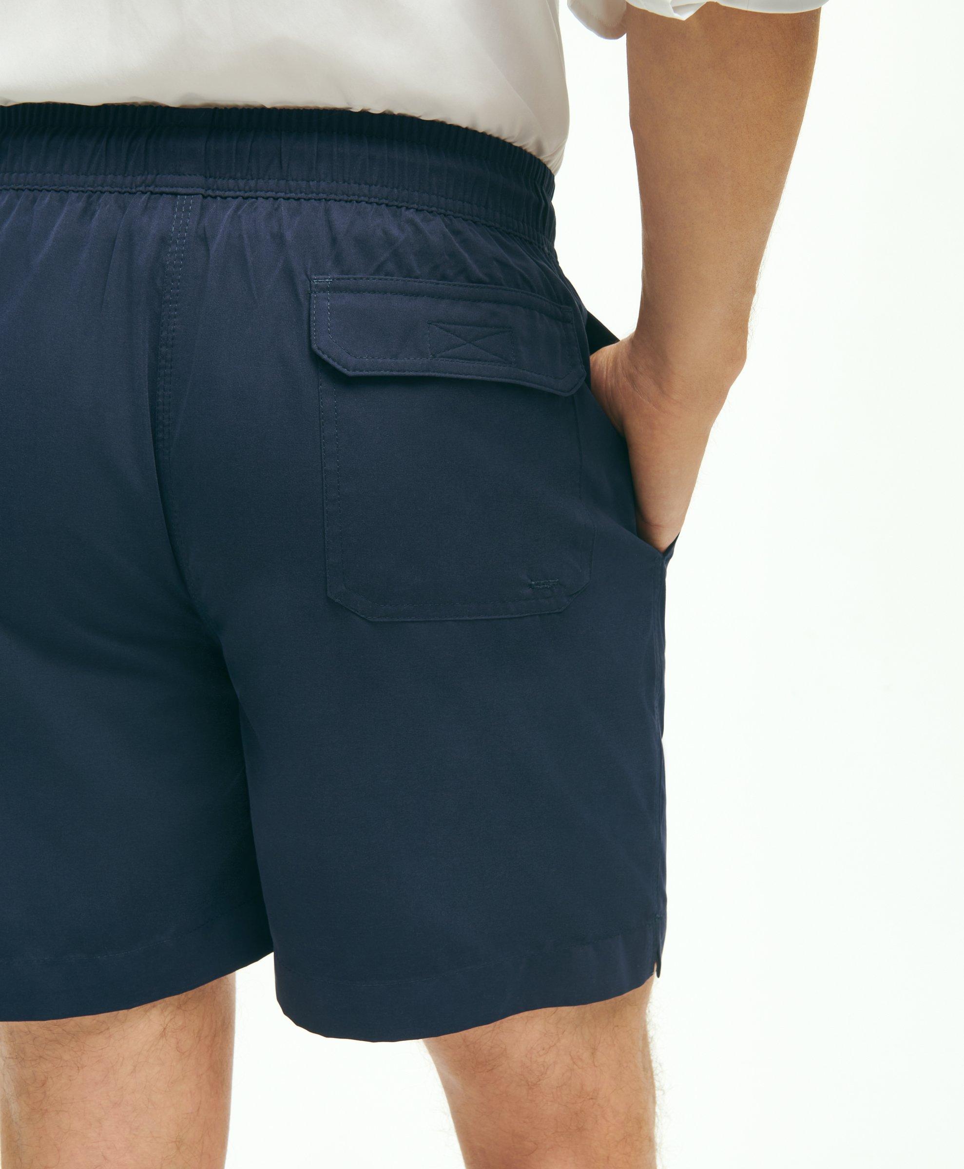 Men's Navy Swim Trunks