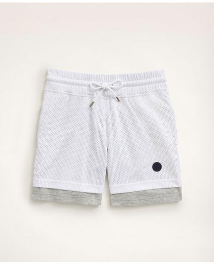 Layered Gym Shorts, image 1