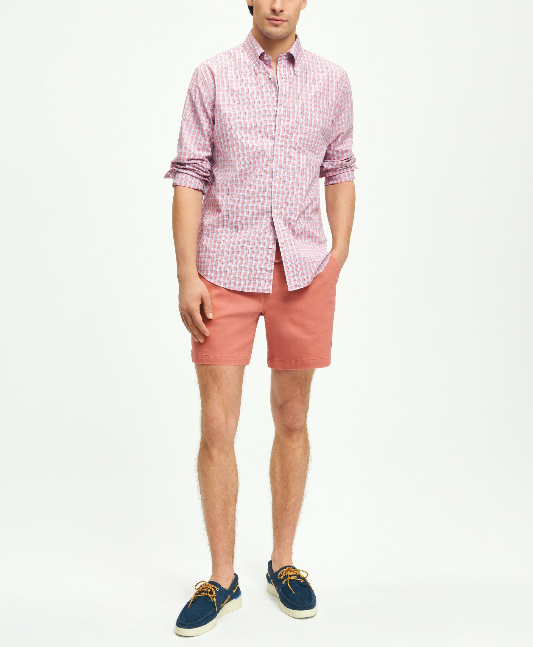 Brooks Brothers Men's Stretch Cotton Friday Club Shorts | Dark Pink | Size Xs - Shop Holiday Gifts and Styles