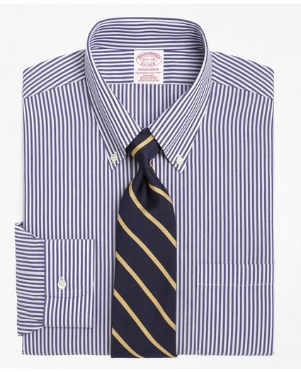 Traditional Extra-Relaxed-Fit Dress Shirt, Non-Iron Bengal Stripe, image 1