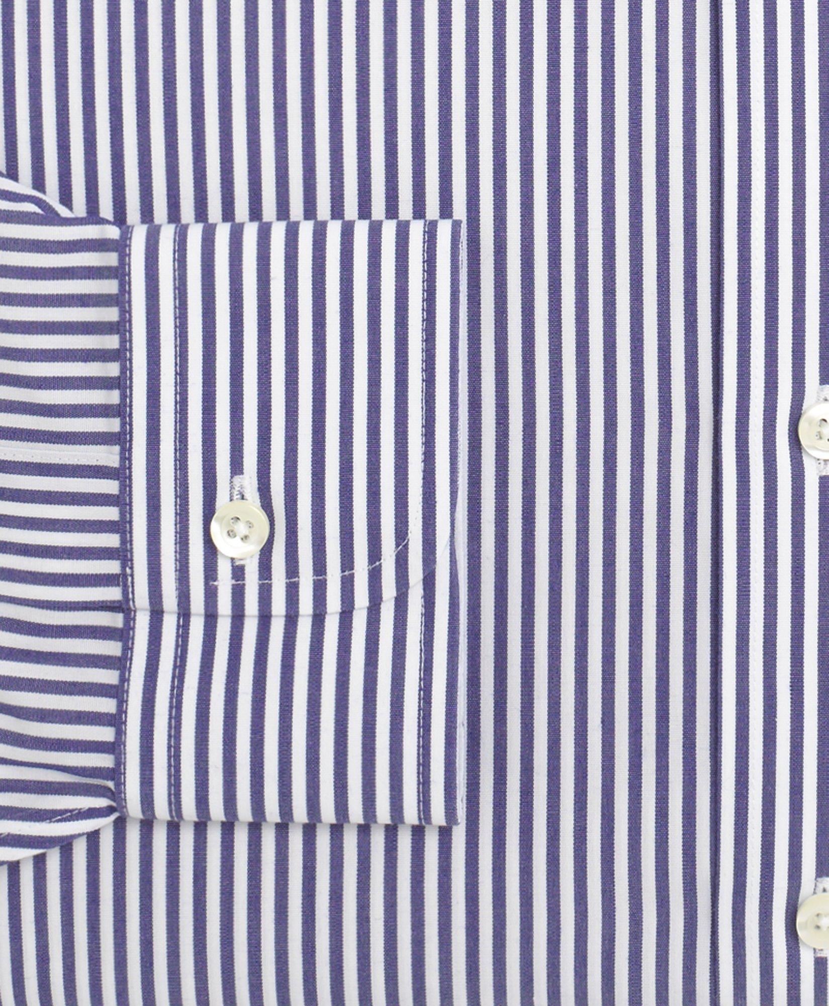 Men's Non-Iron Traditional Fit Bengal Stripe Dress Shirt