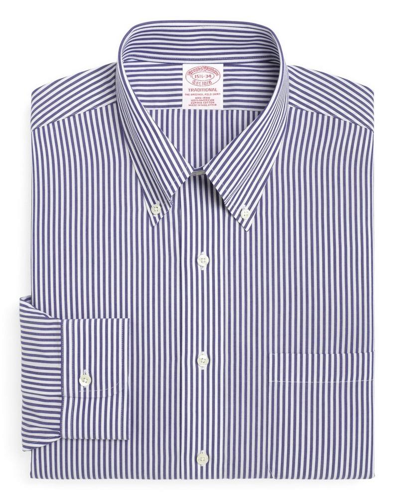 Traditional Extra-Relaxed-Fit Dress Shirt, Non-Iron Bengal Stripe, image 5