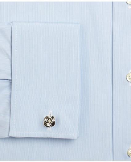 Men's Egyptian Cotton Regular Fit Tennis Collar Blue French Cuff Men's Egyptian Cotton Regular Fit Tennis Collar Blue French Cuff