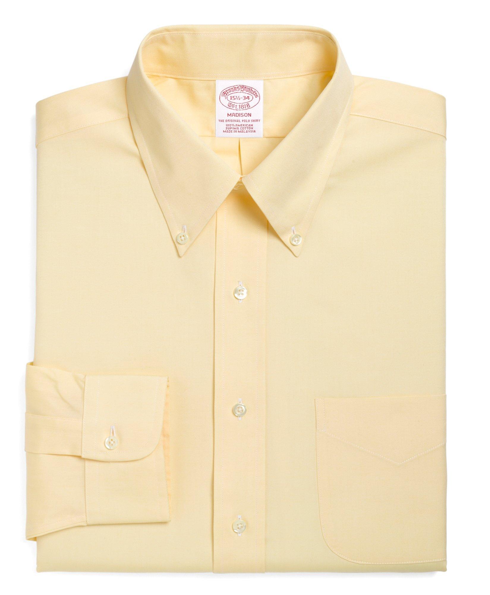 Madison Relaxed-Fit Dress Shirt, Button-Down Collar