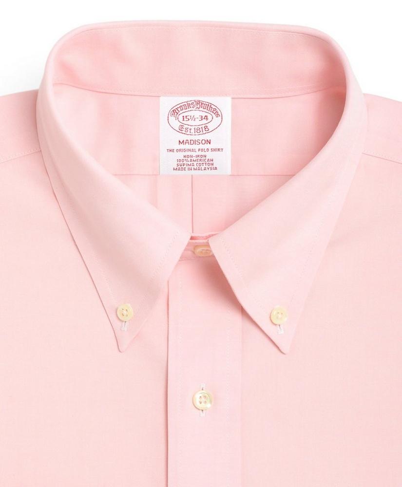 Madison Relaxed-Fit Dress Shirt, Non-Iron Button-Down Collar, image 2