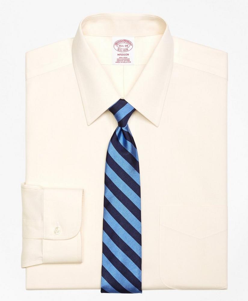 Madison Relaxed-Fit Dress Shirt, Non-Iron Point Collar, image 1