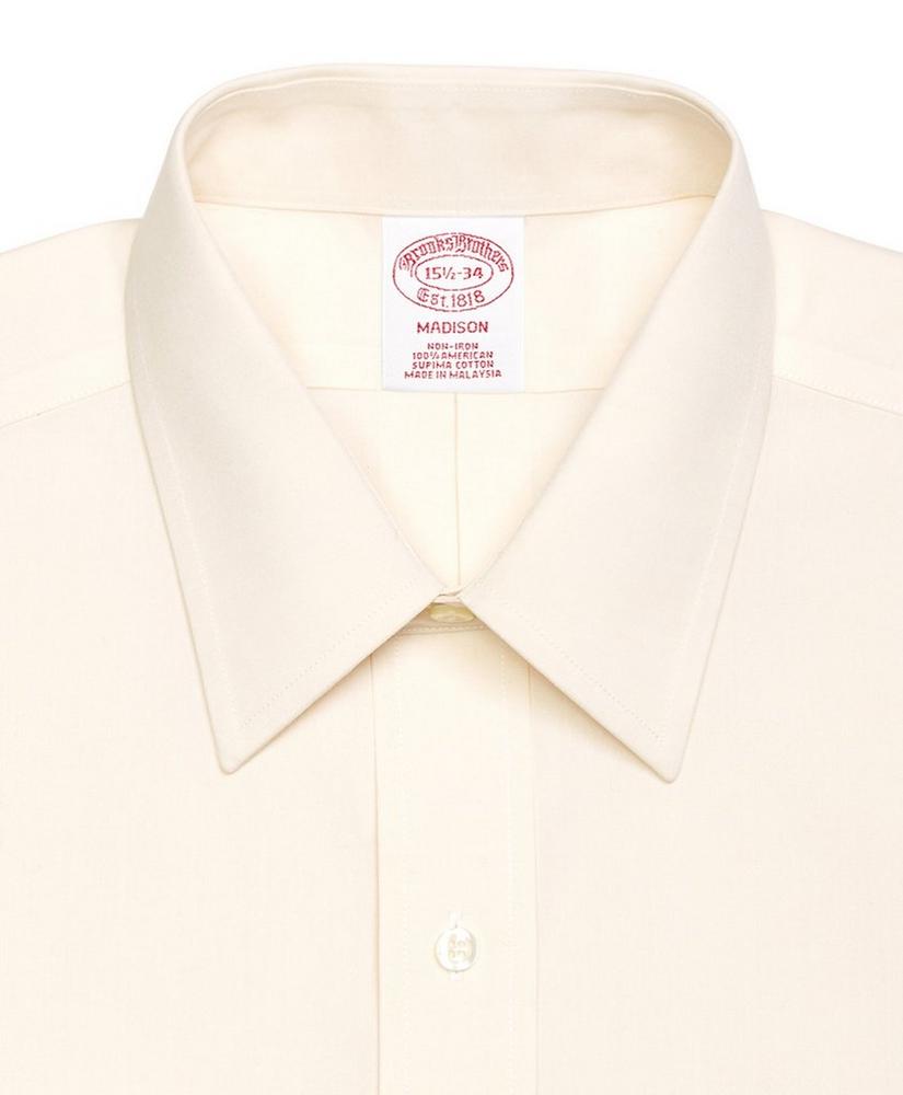 Madison Relaxed-Fit Dress Shirt, Non-Iron Point Collar, image 2