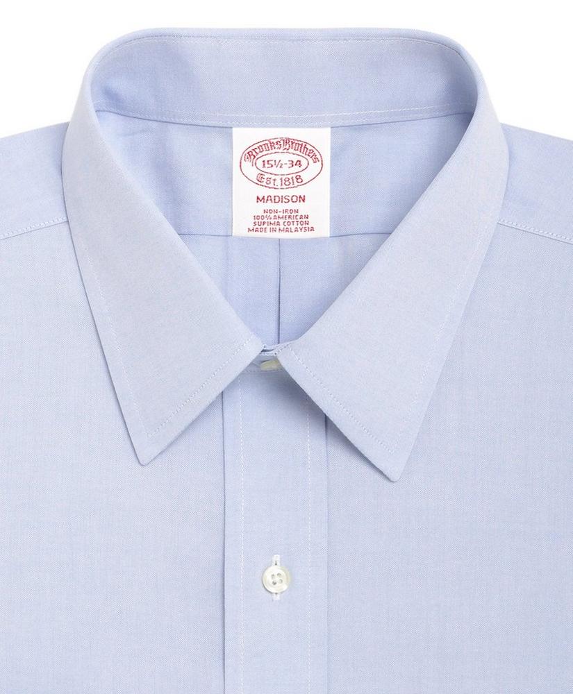 Madison Relaxed-Fit Dress Shirt, Non-Iron Point Collar, image 2