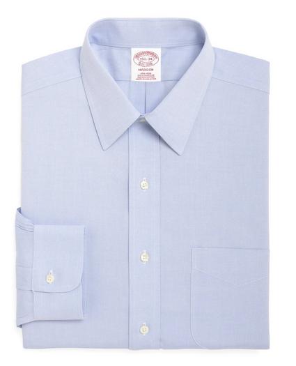 Madison Relaxed-Fit Dress Shirt, Non-Iron Point Collar, image 4