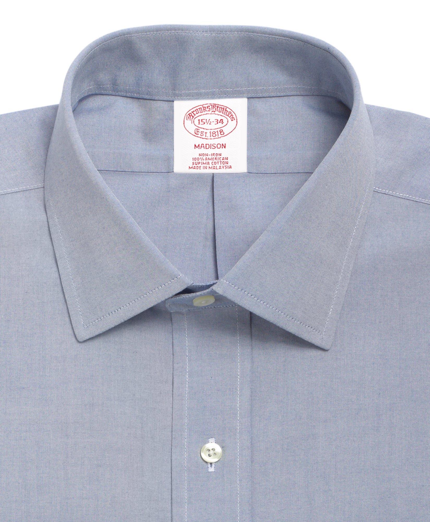 Men's Non-Iron Regular Fit Spread Collar Dress Shirt | Brooks Brothers