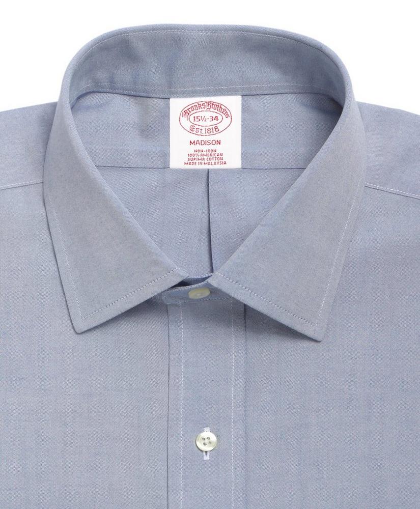 Madison Relaxed-Fit Dress Shirt, Non-Iron Spread Collar, image 2