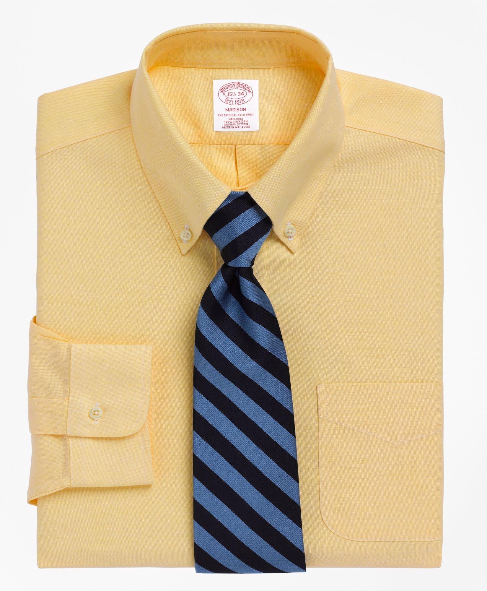 Brooks Brothers Cool Madison Relaxed-Fit Dress Shirt, Non-Iron Button-Down Collar, image 1