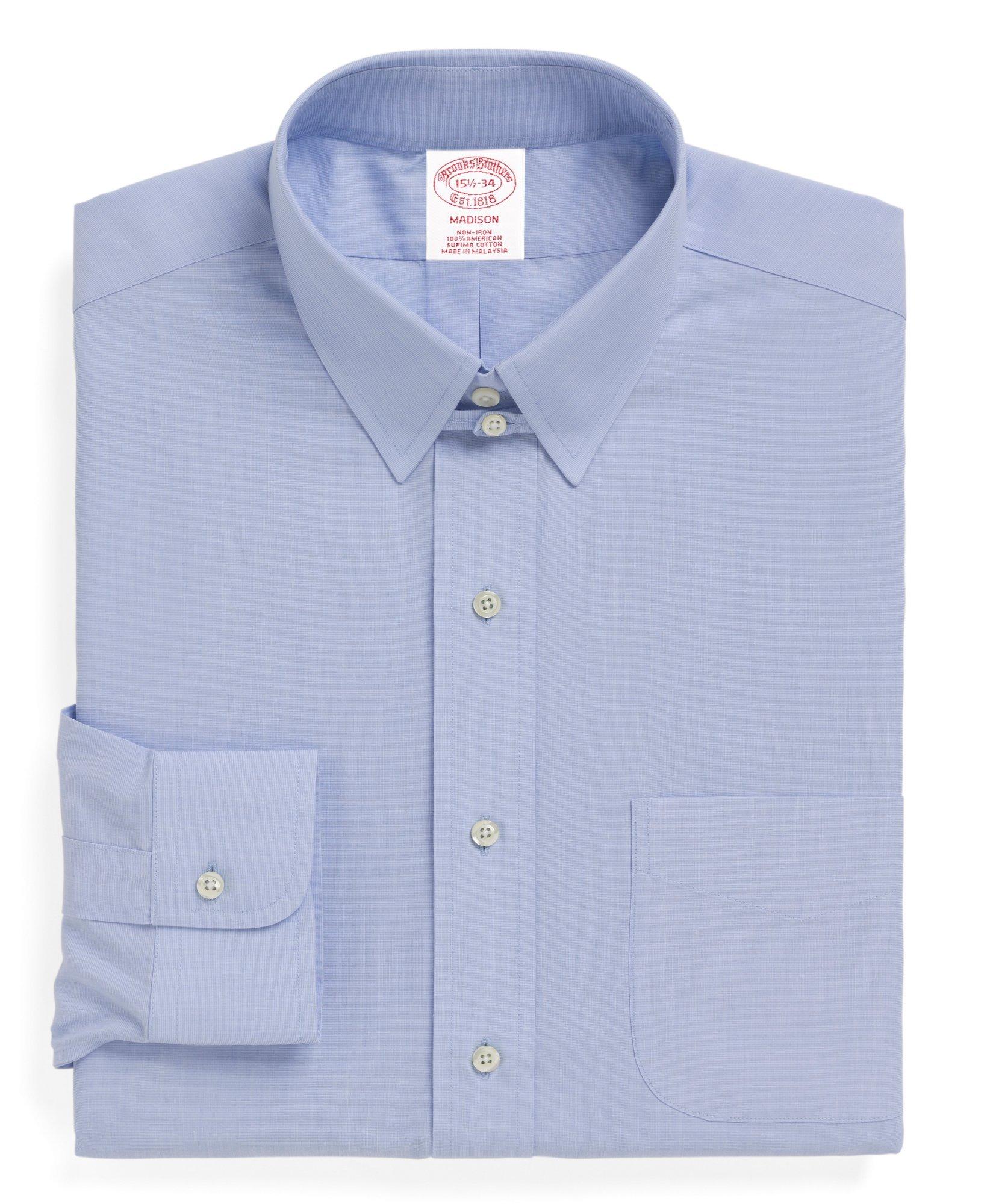 Men's Non-Iron Regular Fit Tab Collar Dress Shirt | Brooks Brothers