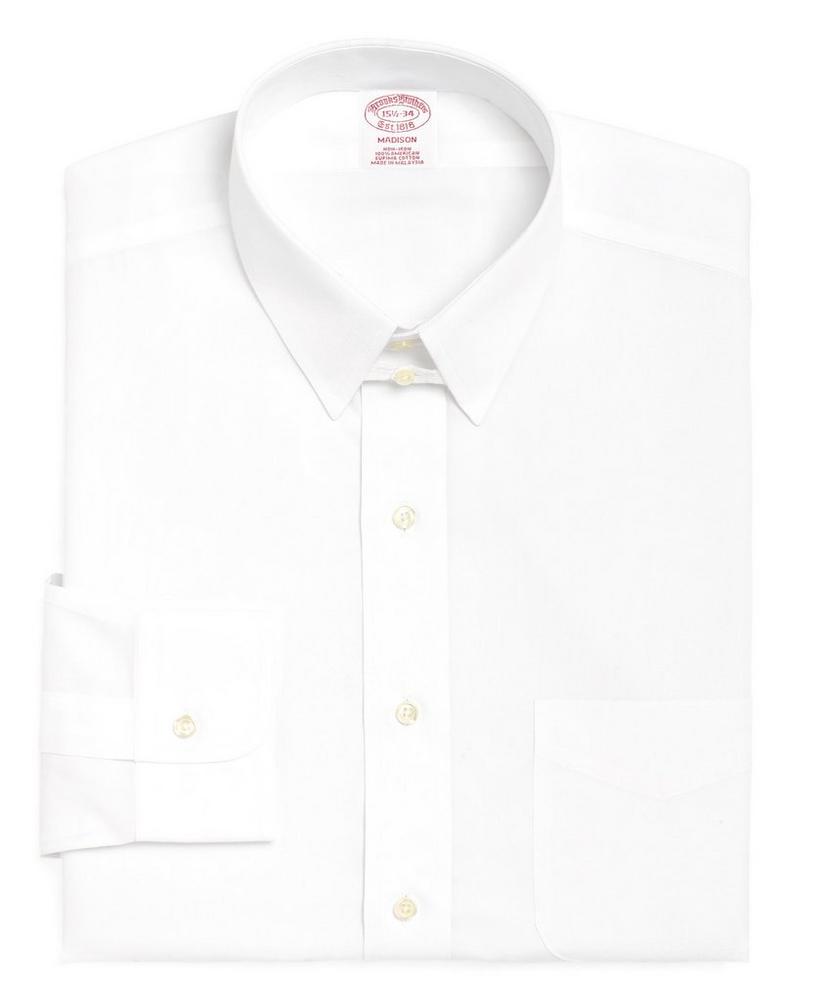 Madison Relaxed-Fit Dress Shirt, Non-Iron Tab Collar, image 4