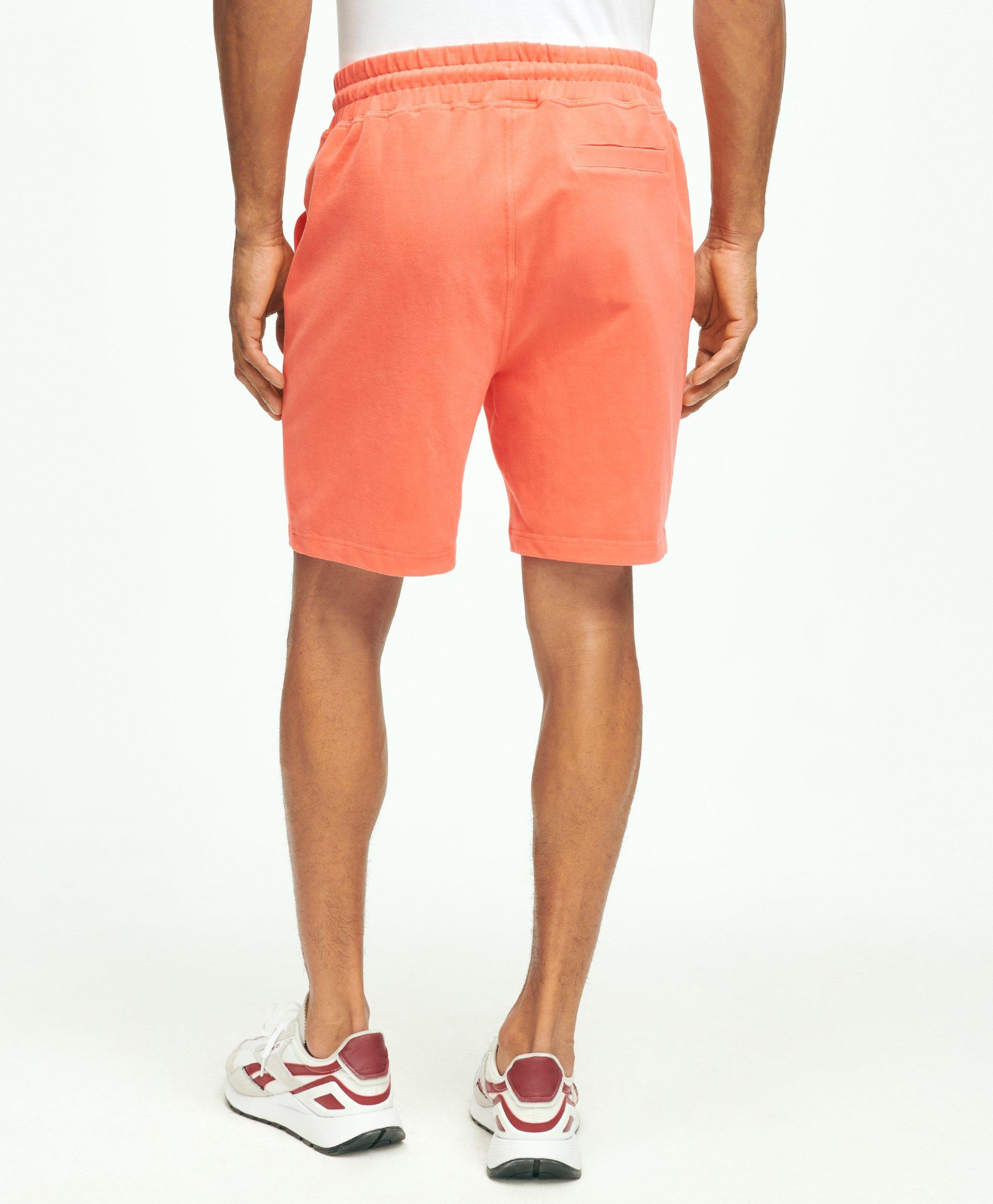 Stretch Sueded Cotton Jersey Sweat Shorts