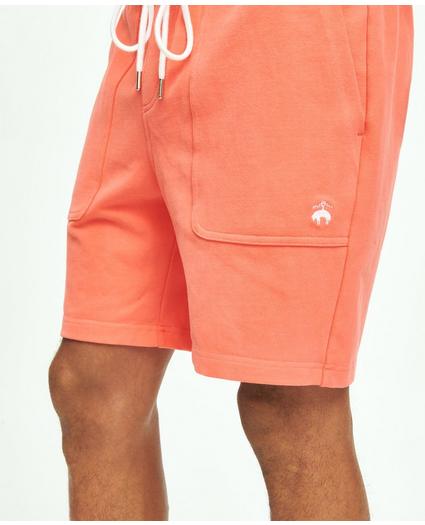 Stretch Sueded Cotton  Jersey Sweat Shorts, image 3
