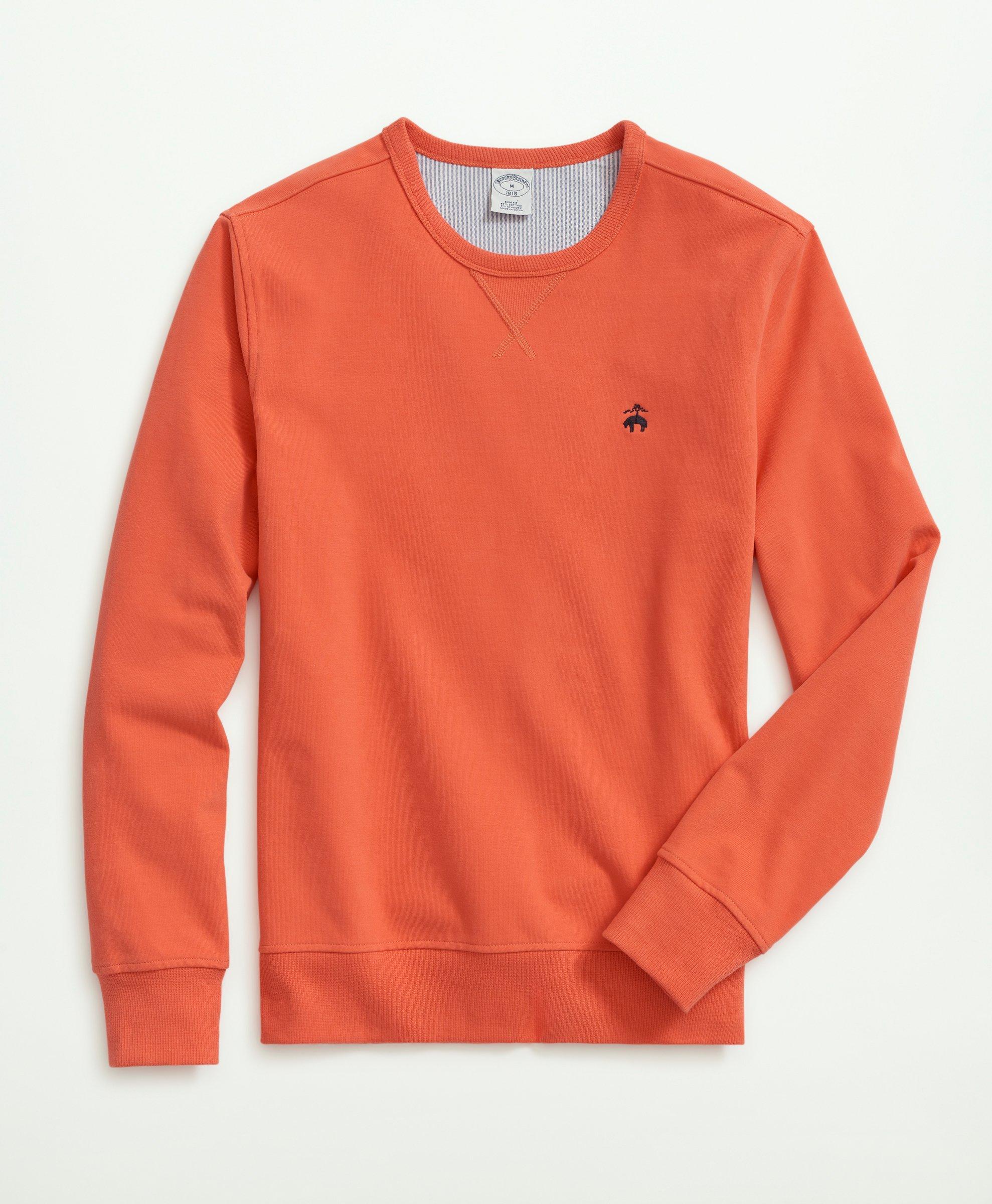 Stretch Sueded Cotton Jersey Sweatshirt, image 1
